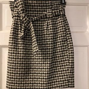 Houndstooth Pencil Skirt - size 0